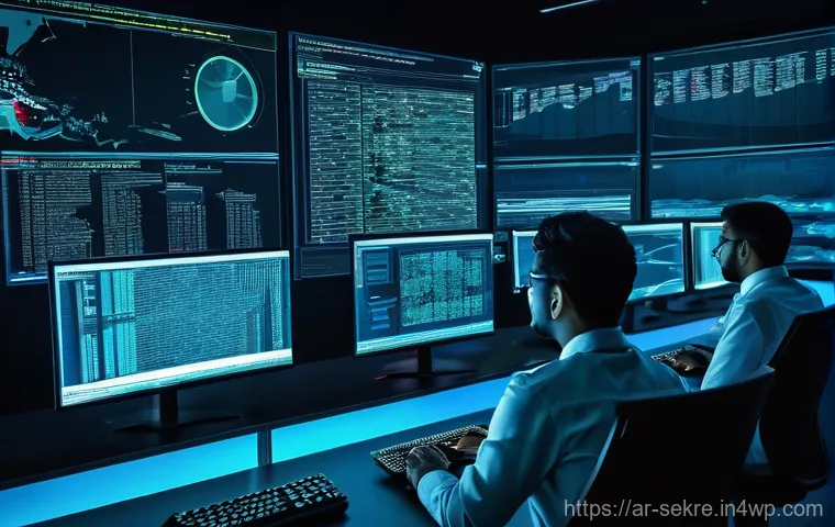 사이버보안 위협 대응을 위한 외부 감사의 필요성 - **Prompt:** A cybersecurity expert, a man with a modern beard in smart business attire that hints at...